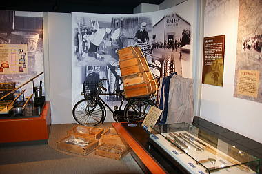 魚の行商用自転車