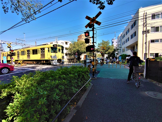 新井薬師前第２号踏切