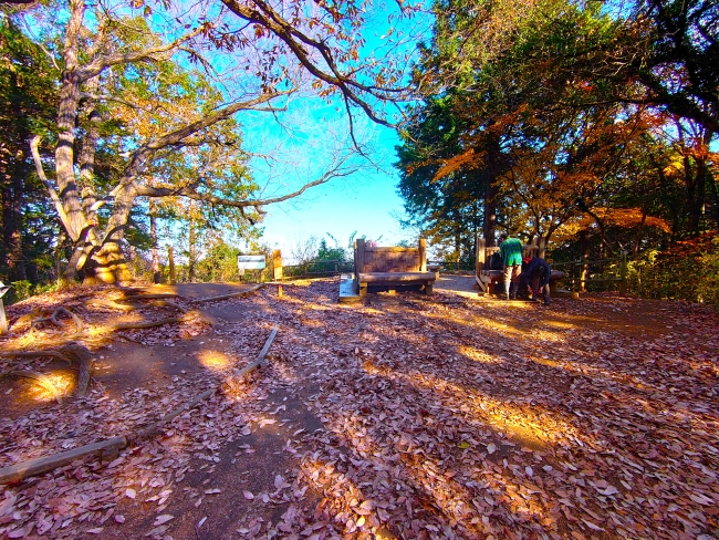 13時20分 稲荷山展望台到着