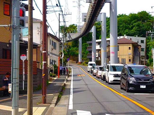 緩やかな上りが続く